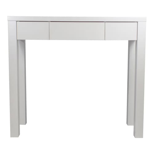 Karen Rectangular Wooden Hall Console Table - High Gloss White Fast shipping On sale