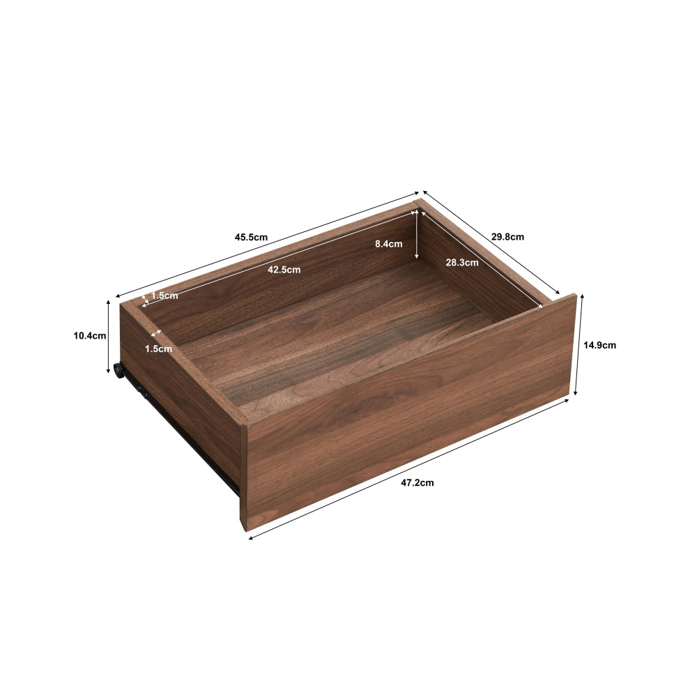 Karyn Wooden Sideboard Buffet Unit Storage Cabinet W/ 2-Doors 3-Drawers - Walnut & Fast shipping On sale