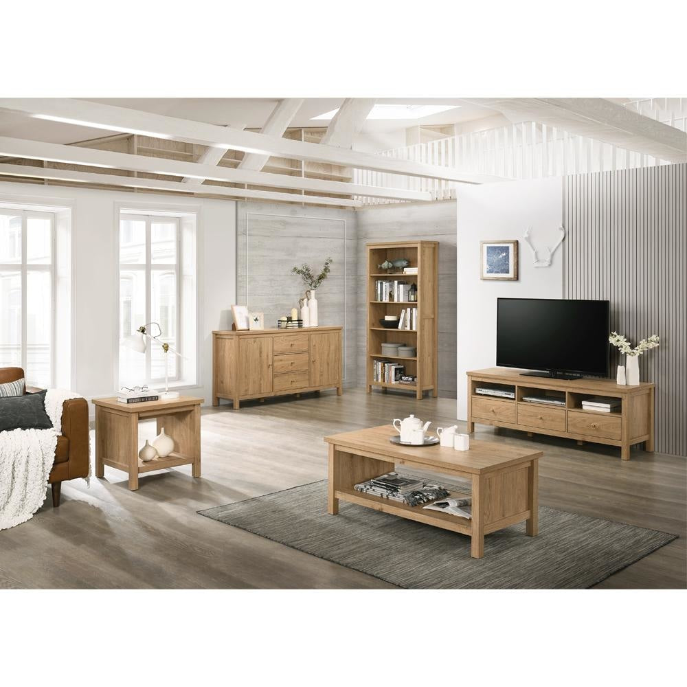 Kayle Classic Scandinavian Sideboard Buffet Unit Storage Cabinet - Oak & Fast shipping On sale