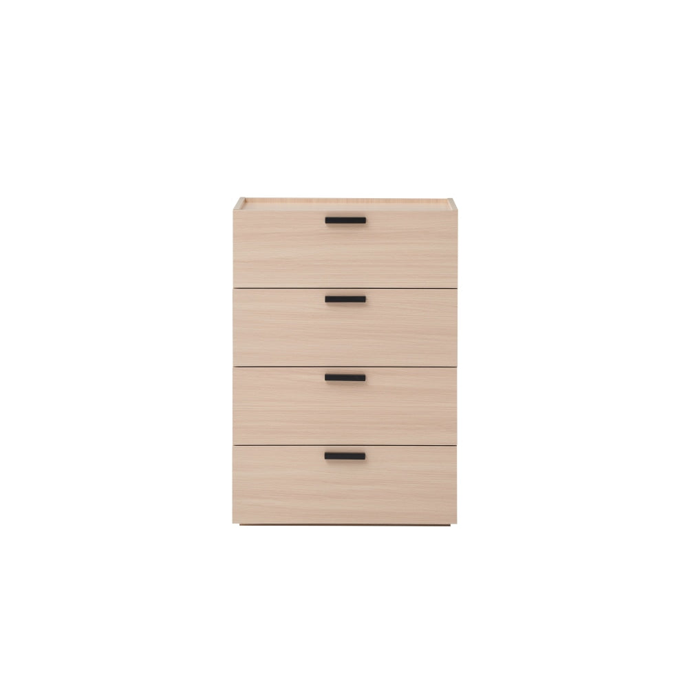 Keith Chest Of 4-Drawers Tallboy Storage Cabinet - Oak Drawers Fast shipping On sale