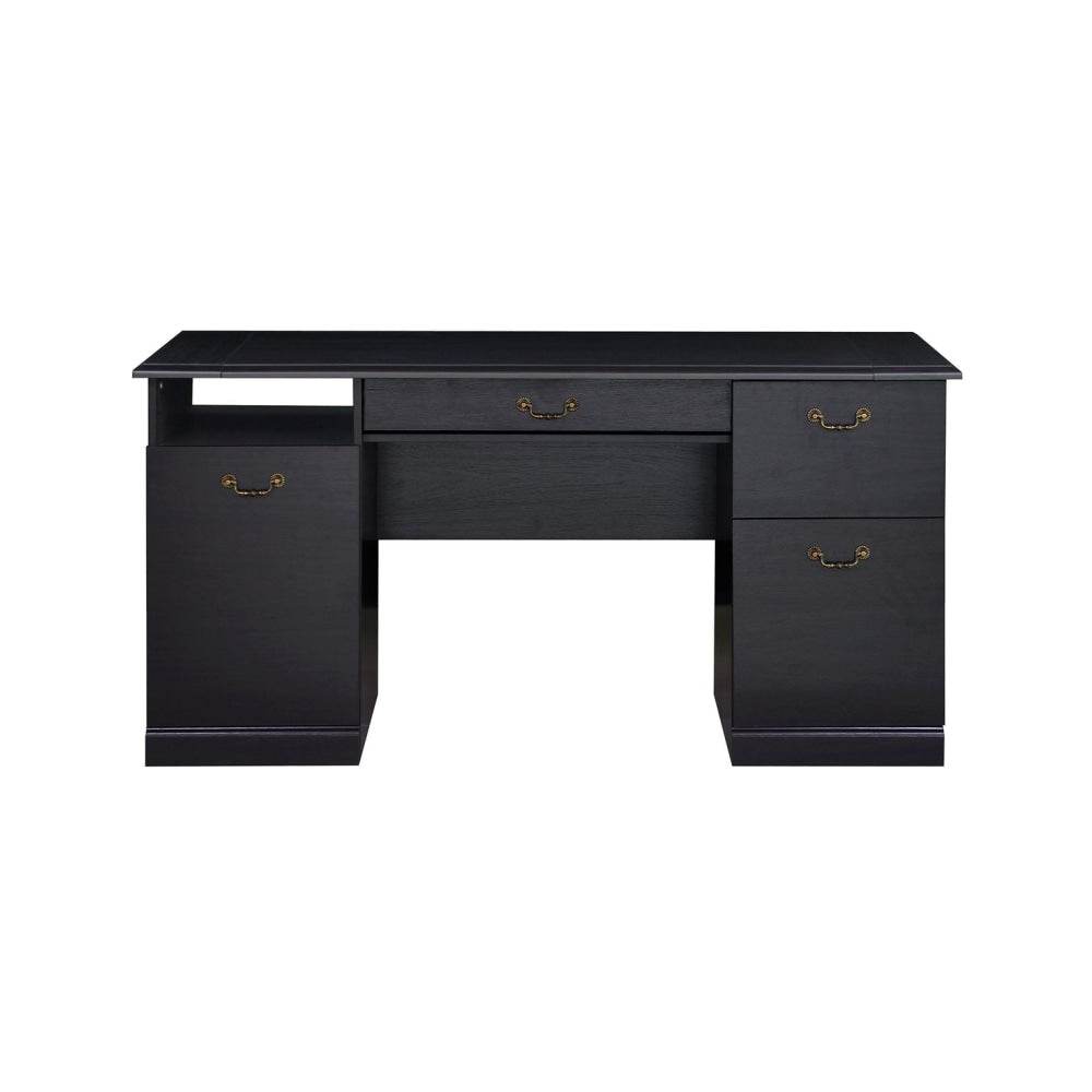Kerney Executive Manager Home Office Computer Working Desk - Espresso Fast shipping On sale