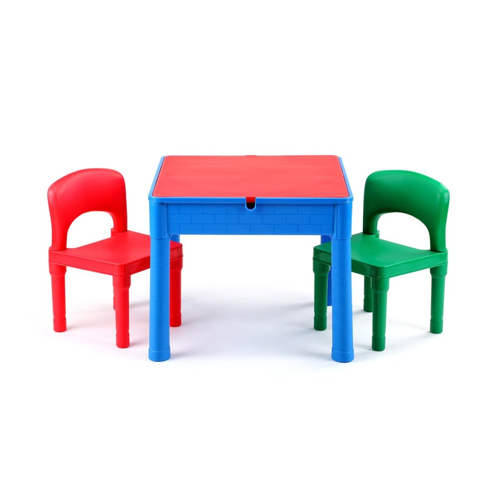 Kids Square 3-in-1 Activity Table with 2 Chairs Furniture Fast shipping On sale