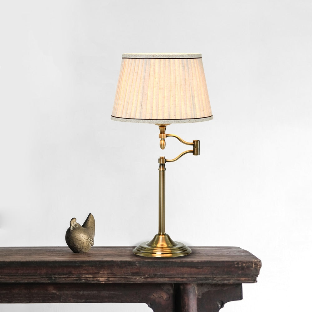 Kira Modern Elegant French Design Table Lamp Desk Light - Brass & Cream Fast shipping On sale