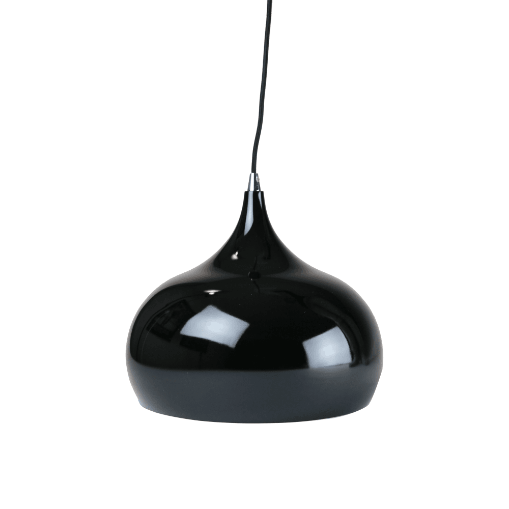 Kirby Inverted Bowl Metal Cord Drop Pendant Light Lamp - Black Fast shipping On sale