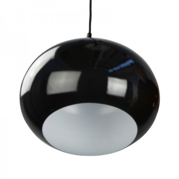 Kirby Inverted Bowl Metal Cord Drop Pendant Light Lamp - Black Fast shipping On sale