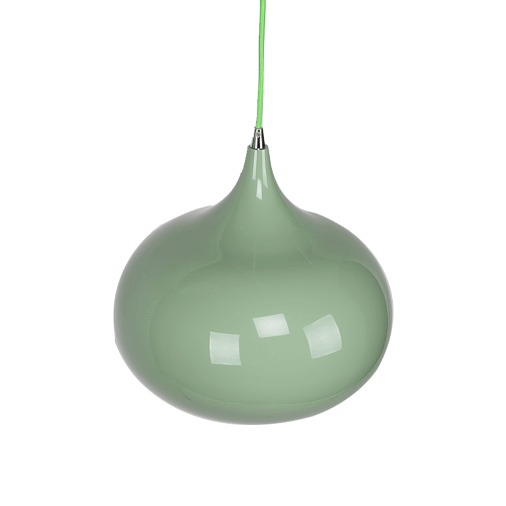 Kirby Inverted Bowl Metal Cord Drop Pendant Light Lamp - Green Fast shipping On sale