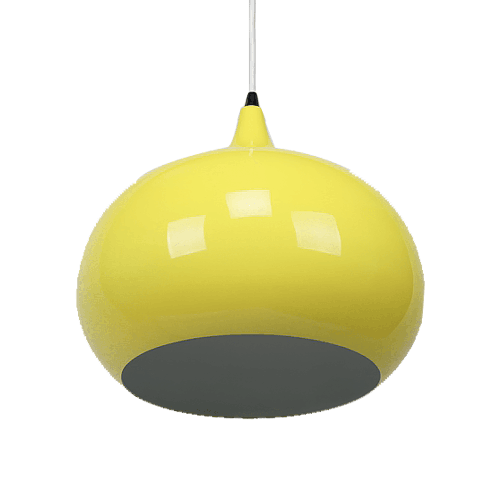 Kirby Inverted Bowl Metal Cord Drop Pendant Light Lamp - Luminous Yellow Fast shipping On sale