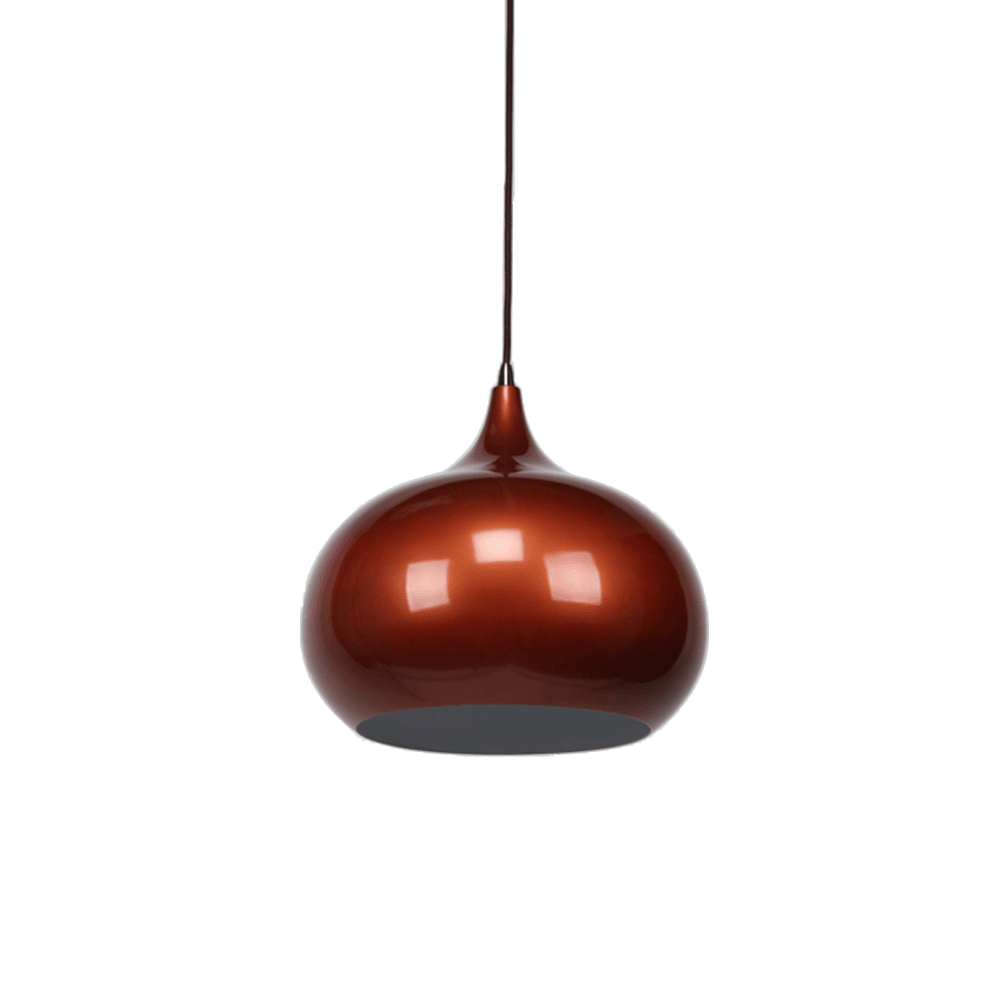 Kirby Inverted Bowl Metal Cord Drop Pendant Light Lamp - Pearl Copper Fast shipping On sale