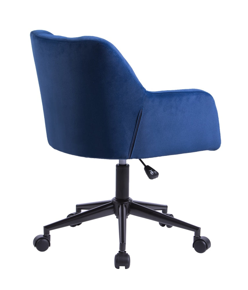 Kudos Premium Velvet Fabric Executive Office Work Task Desk Computer Chair - Blue Fast shipping On sale