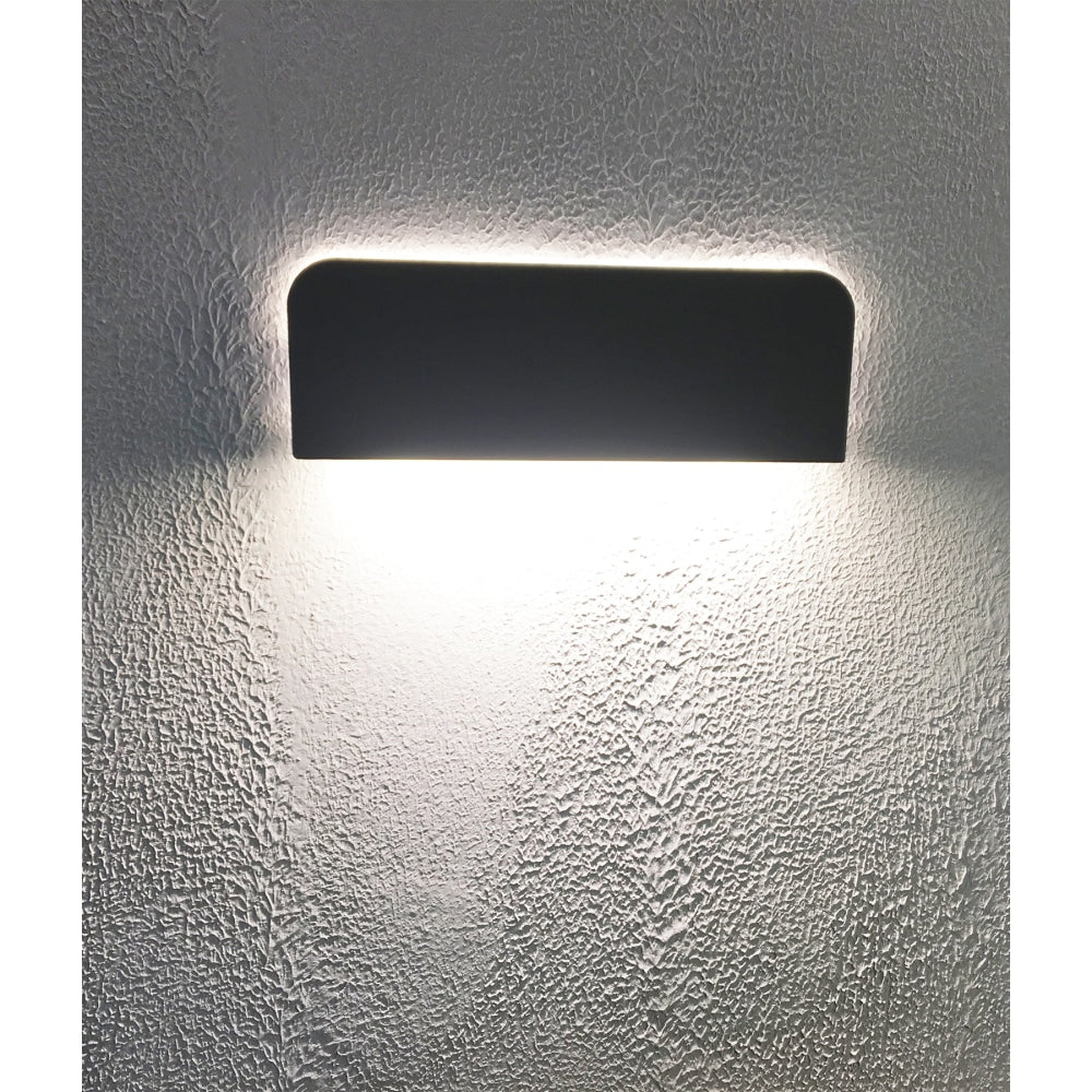 KUK Wall Light Surface Mounted 10W Rectangular Dark Grey 3000K IP54 670LM Lamp Fast shipping On sale