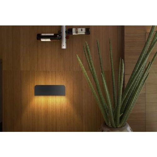 KUK Wall Light Surface Mounted 10W Rectangular Dark Grey 3000K IP54 670LM Lamp Fast shipping On sale