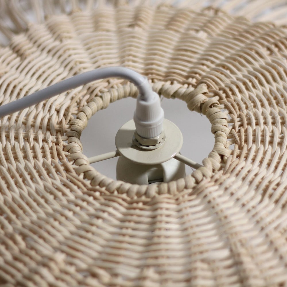 Lacono Rattan Modern Elegant Pendant Lamp Ceiling Light Large - Natural Fast shipping On sale