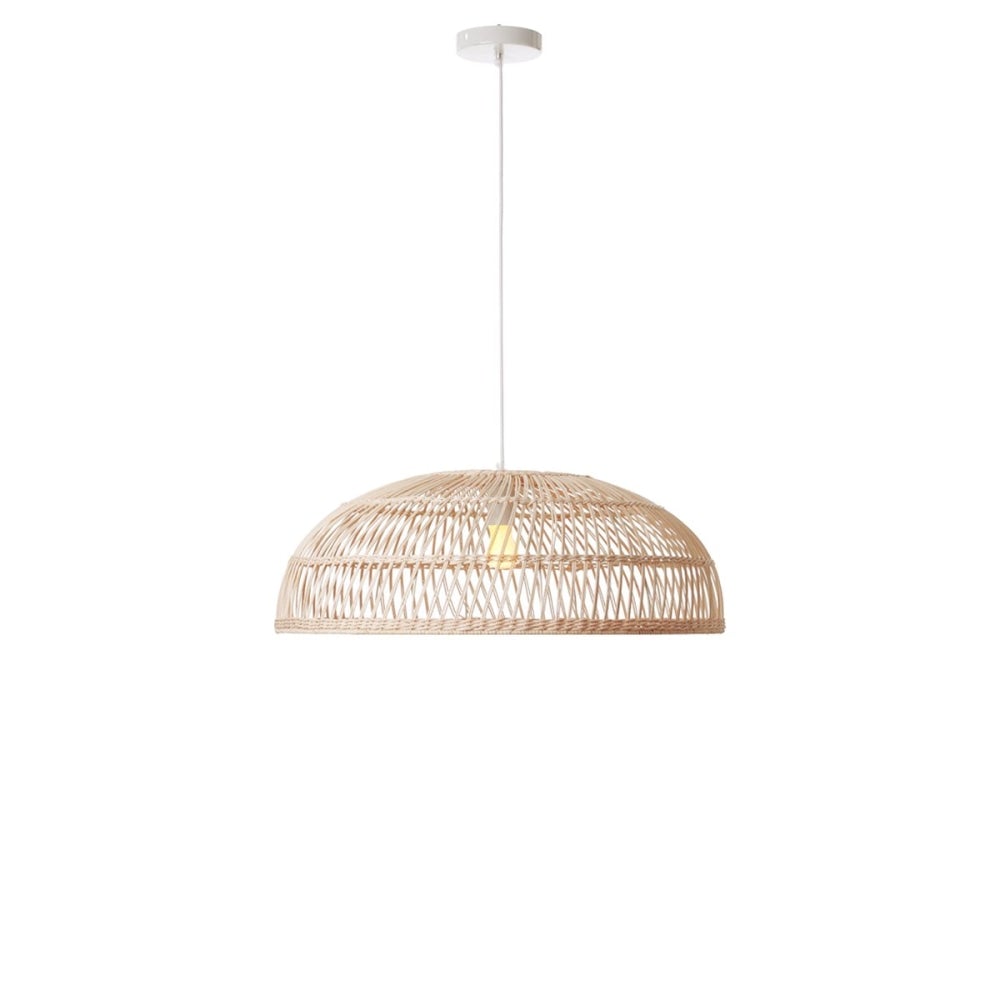 Lacono Rattan Modern Elegant Pendant Lamp Ceiling Light Large - Natural Fast shipping On sale