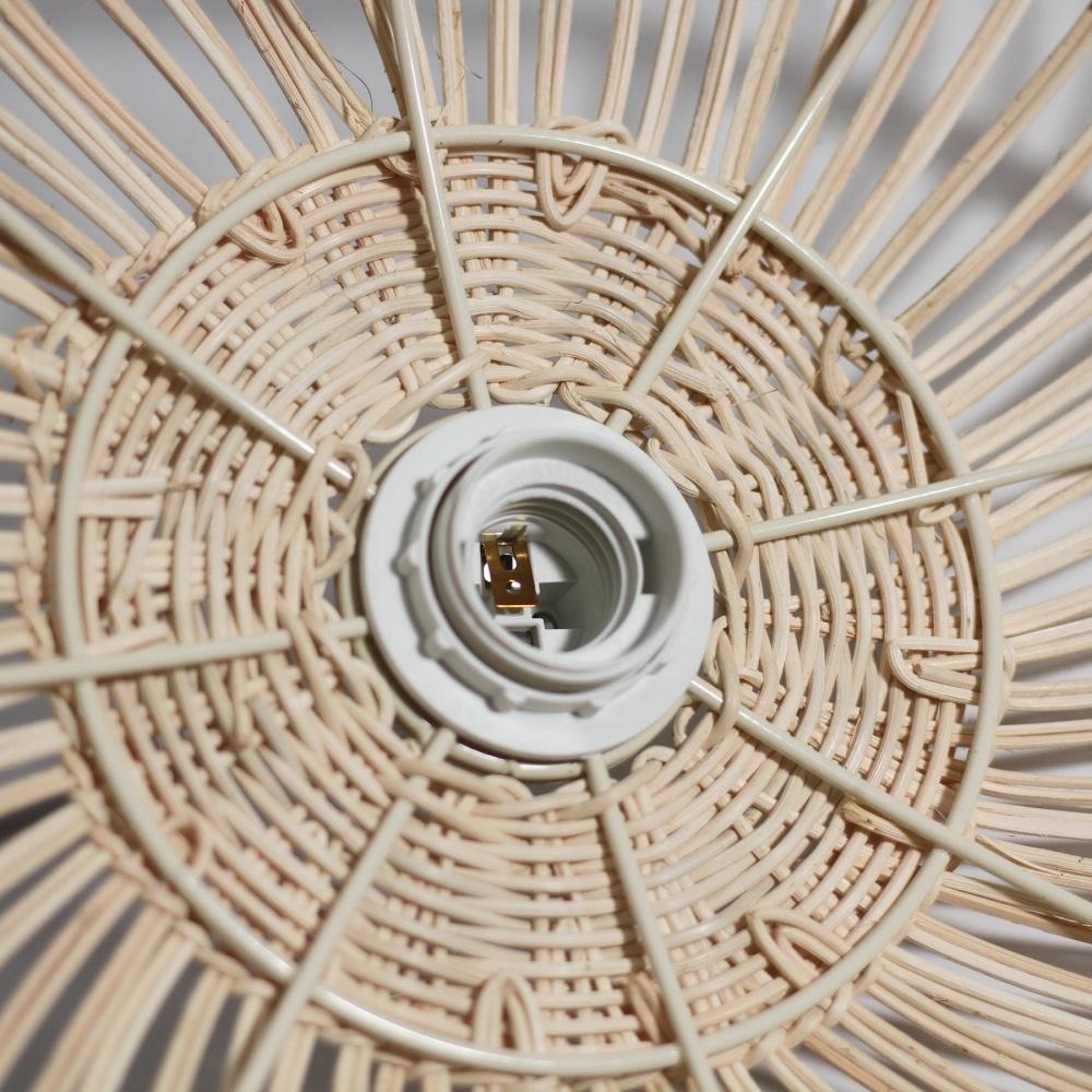 Lacono Rattan Modern Elegant Pendant Lamp Ceiling Light Small - Natural Fast shipping On sale