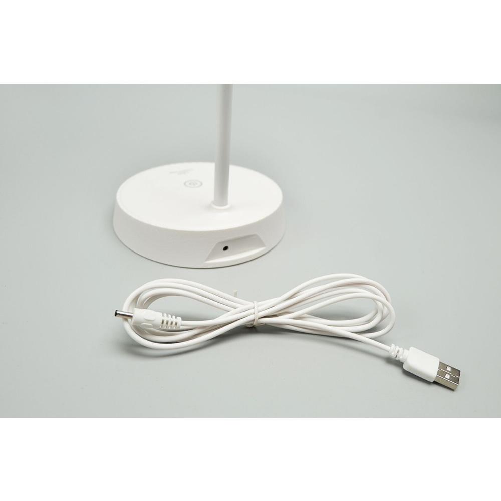 Larry LED Touch Button Desk Table Lamp - White Fast shipping On sale