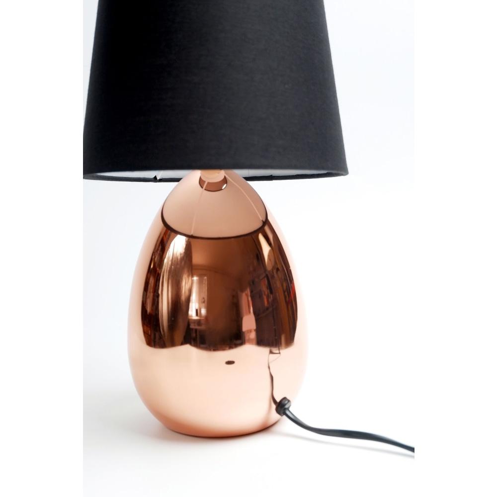 Larson Touch Table Desk Lamp Copper Metal Base - Black Fast shipping On sale
