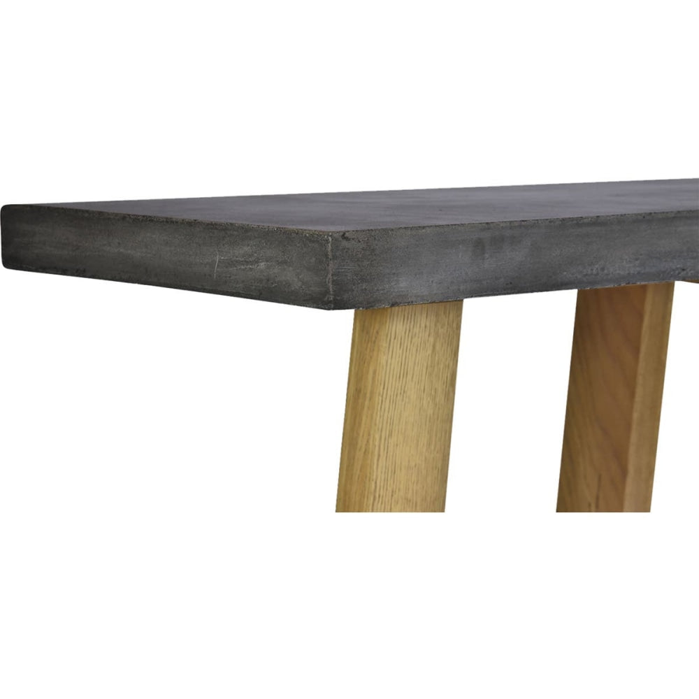 Lawson Concrete Top Hallway Console Hall Table Wooden Legs Fast shipping On sale
