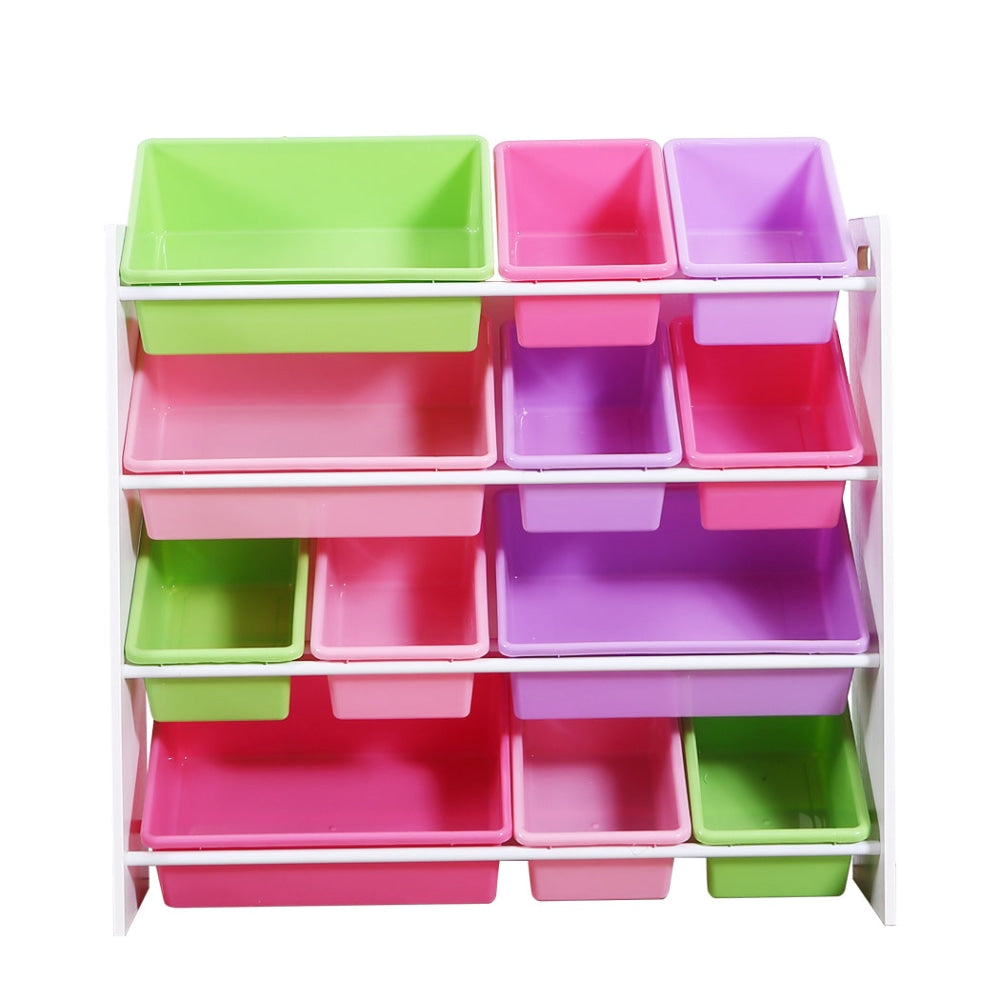 Momentous Living - Levede 12Bins Kids Toy Box Bookshelf Organiser ...