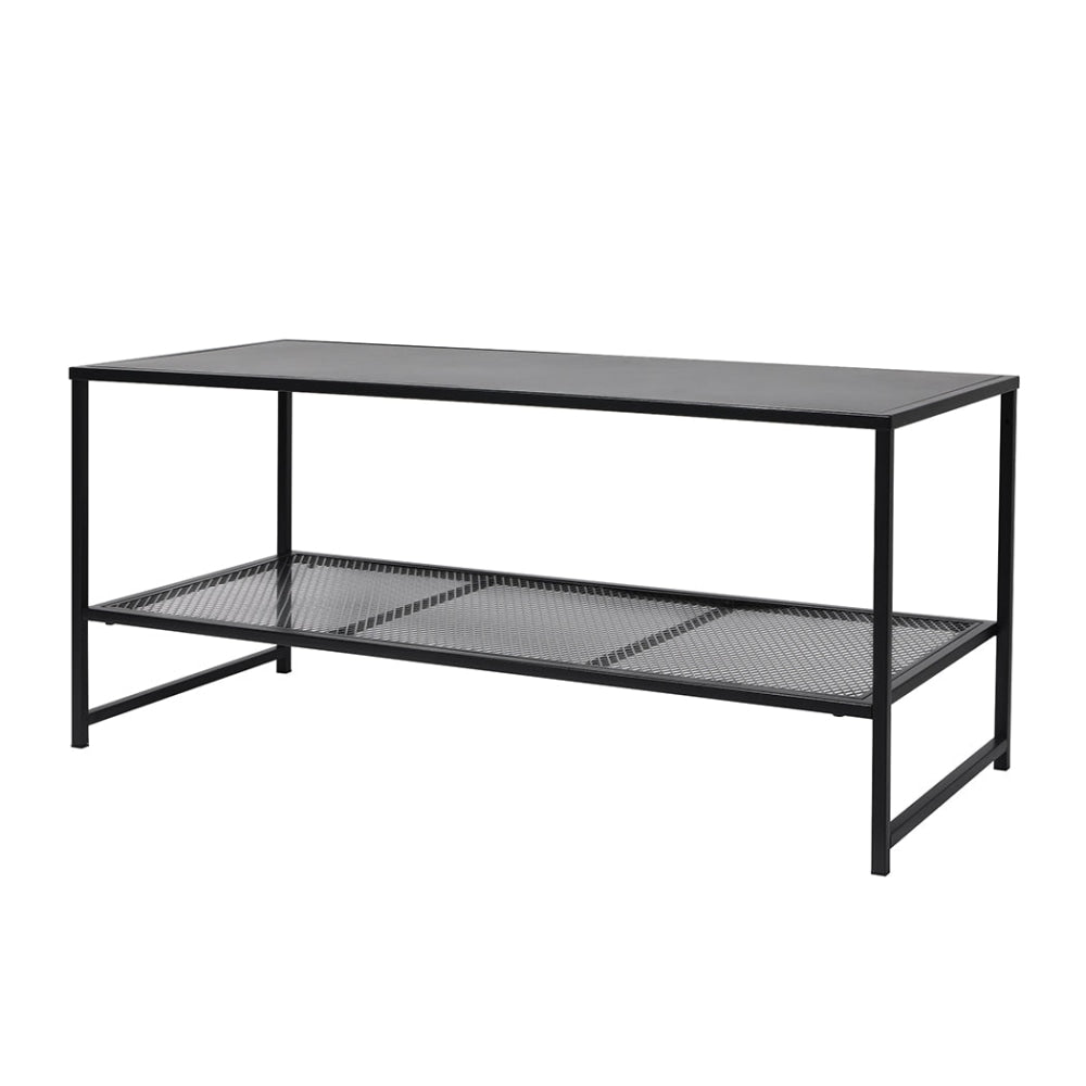 Levede 2-Tier Side Table Spacious Design Steel Home Shelf Waterproof End Fast shipping On sale