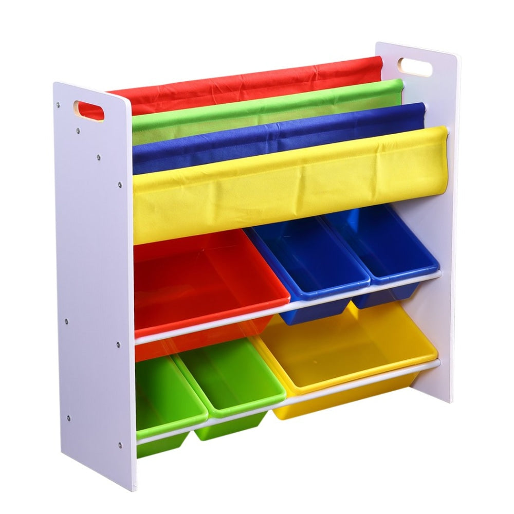 Levede 6 Bins Kids Toy Box Bookshelf Organiser Display Shelf Storage Rack Drawer Furniture Fast shipping On sale