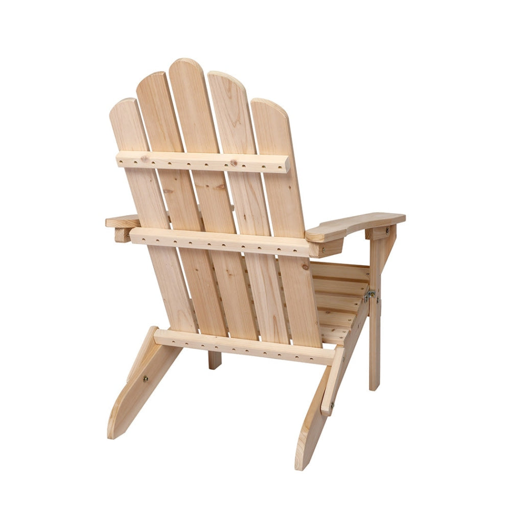 Levede Adirondack Chair Outdoor Furniture Beach Chairs Wooden Patio Garden Deck Fast shipping On sale