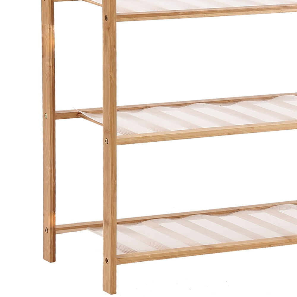 Levede Bamboo Shoe Rack Storage Wooden Organizer Shelf Stand 3 Tiers Layers 70cm Cabinet Fast shipping On sale