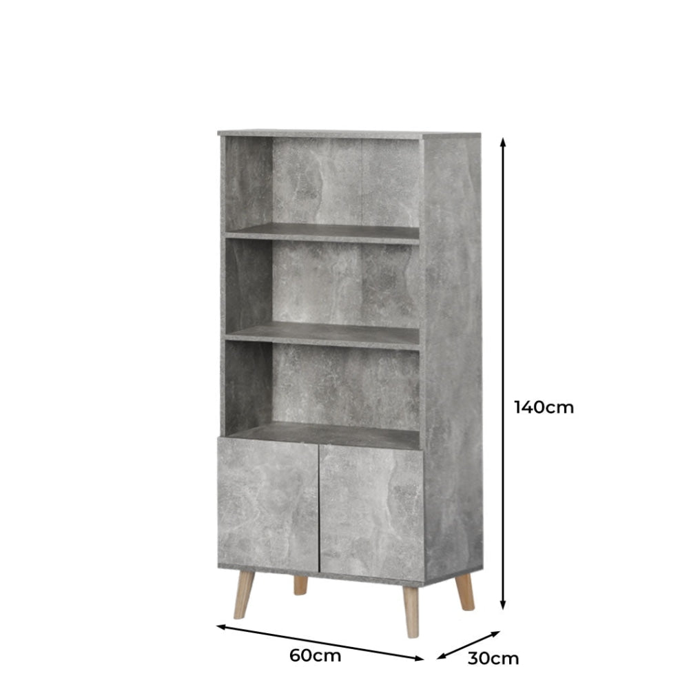 Levede Bookshelf Industrial Display Shelf Cabinet Storage Bookcase Ladder Stand Kids Furniture Fast shipping On sale