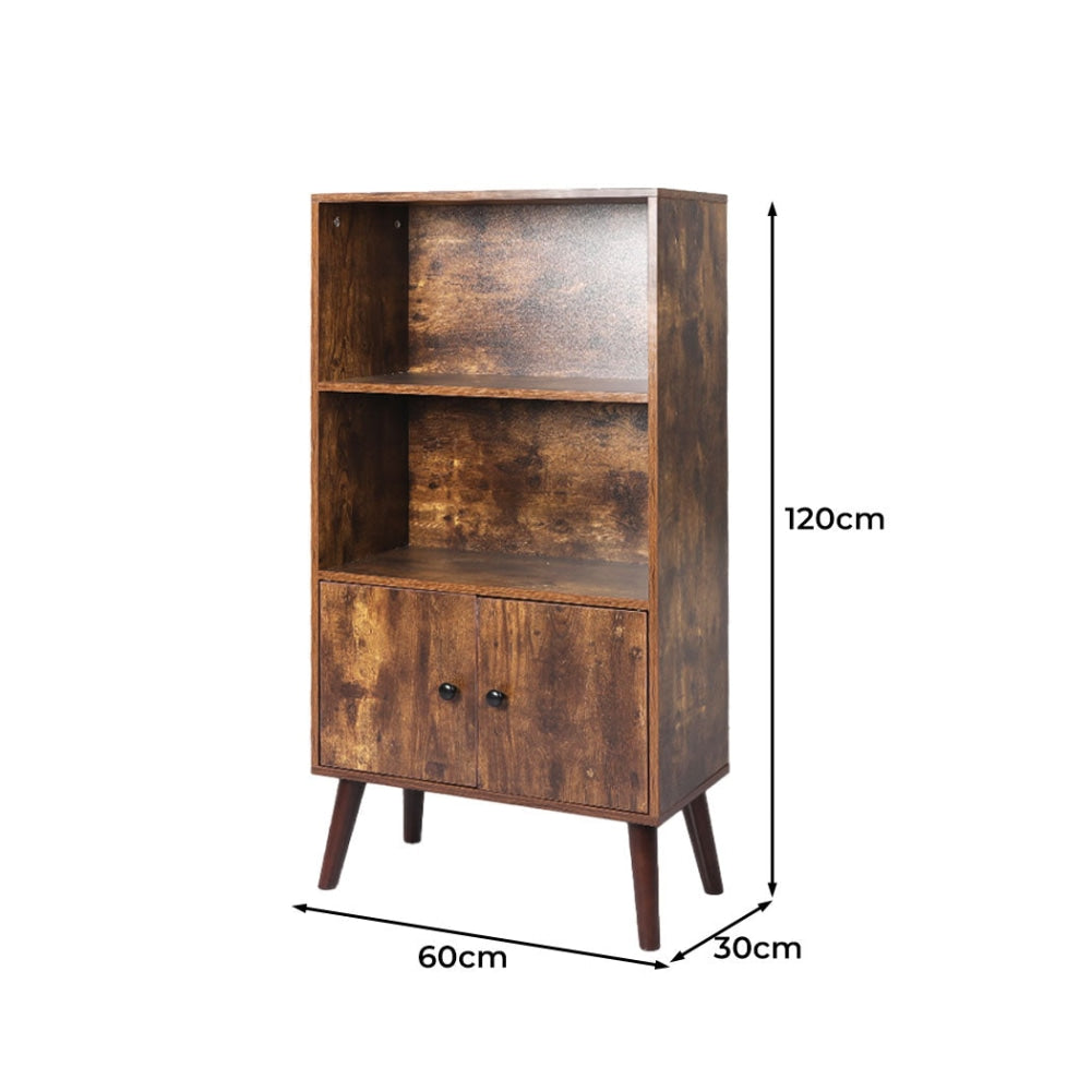 Levede Bookshelf Industrial Display Shelf Cabinet Storage Bookcase Ladder Stand Fast shipping On sale