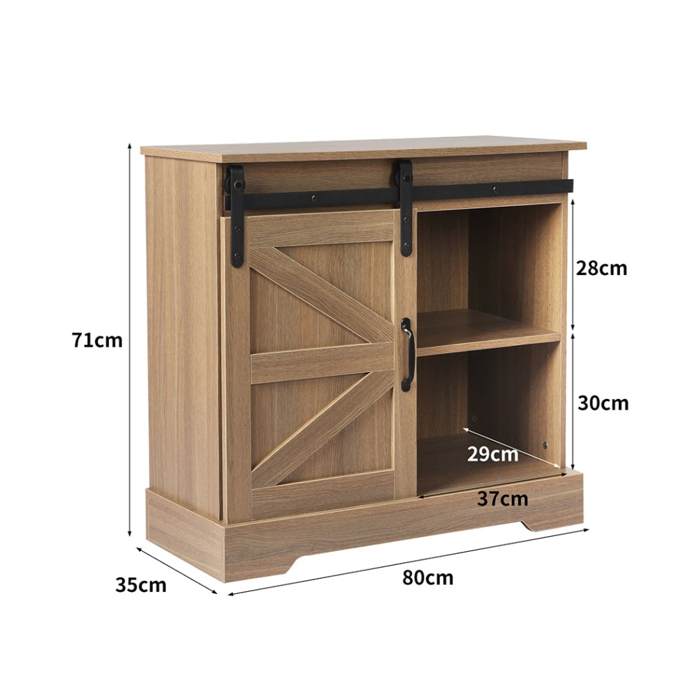 Levede Buffet Sideboard Cabinet Single Sliding Doors Kitchen Storage Cupboard & Unit Fast shipping On sale