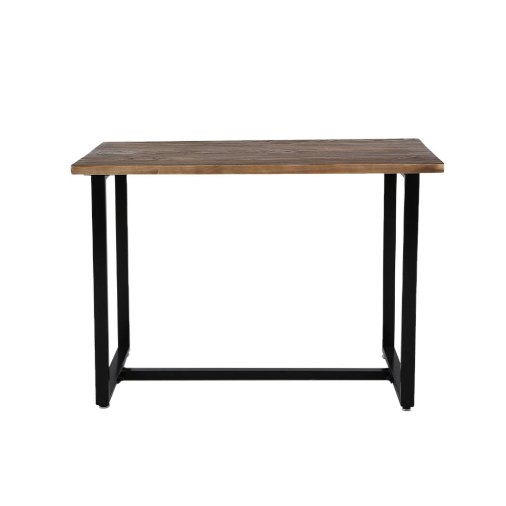 Levede Dining Table Industrial Wooden Metal Kitchen Tables Cafe Restaurant 110cm Fast shipping On sale