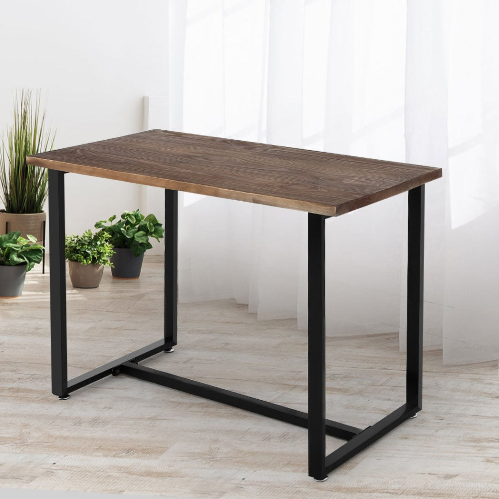 Levede Dining Table Industrial Wooden Metal Kitchen Tables Cafe Restaurant 110cm Fast shipping On sale