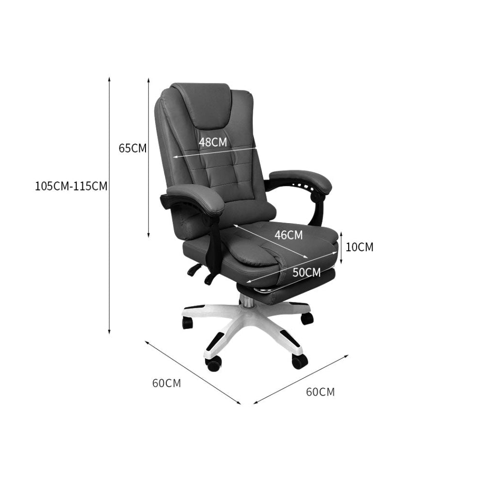 Levede Gaming Chair Office Computer Seat Racing PU Leather Executive Footrest Fast shipping On sale