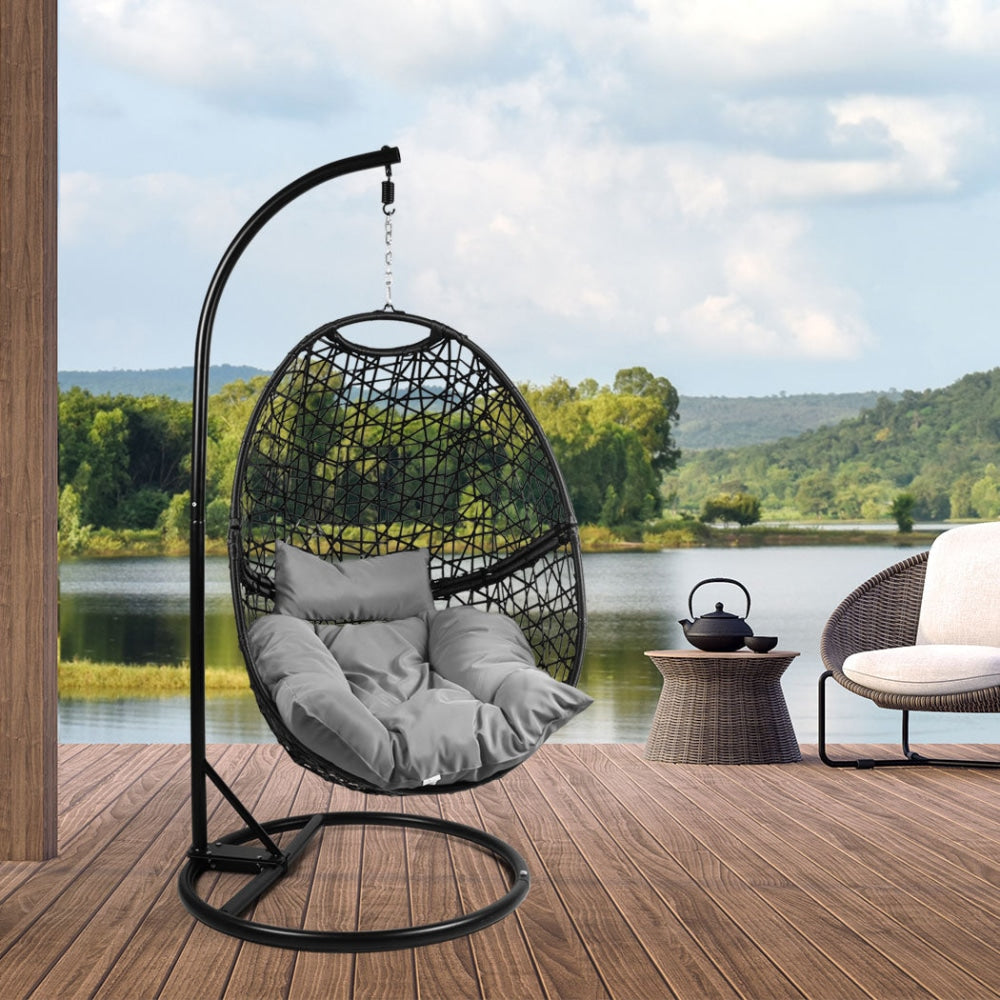 Levede Hanging Swing Egg Chair Outdoor Furniture Hammock Pod Patio Cushion Seat Fast shipping On sale