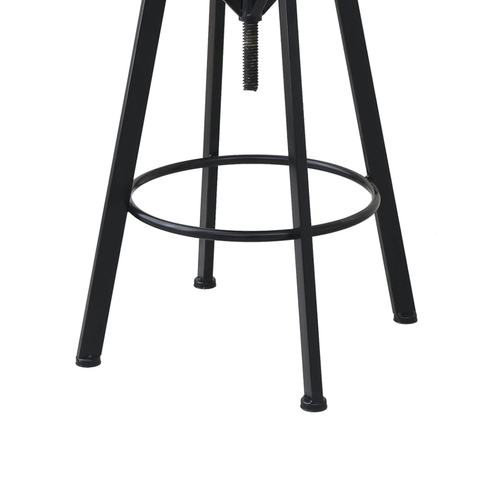 Levede Industrial Adjustable Swivel Bar Stools With Back Wood Counter Chairs x1 Stool Fast shipping On sale