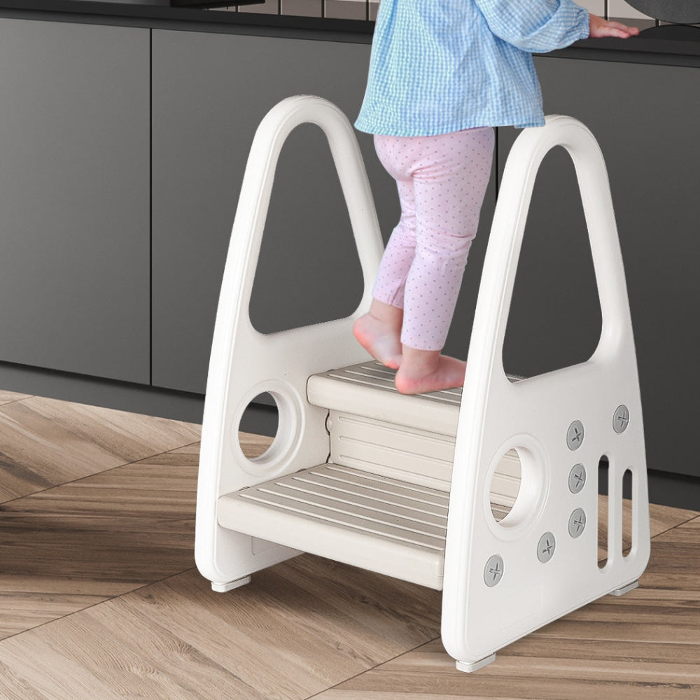 Levede Kids Step Stool Double Toddler Ladder Tower Standing Chair Foot Toilet Furniture Fast shipping On sale