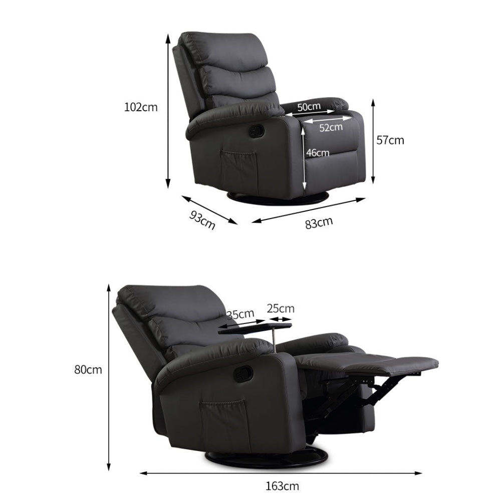 Levede Massage Chair Recliner Chairs Heated Lounge Sofa Armchair 360 Swivel Massager Fast shipping On sale