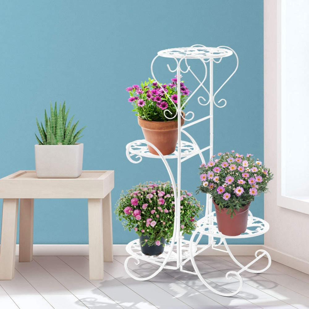 Levede Plant Stand Outdoor Indoor Metal Flower Pots Rack Corner Planter Shelf Decor Fast shipping On sale