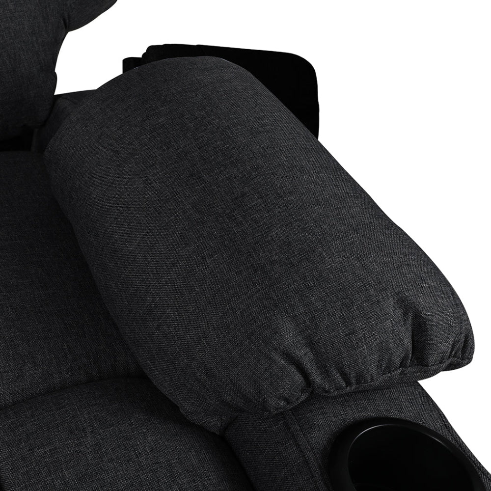 Levede Recliner Chair Electric Lift Armchair Lounge Fabric Sofa USB Charge Fast shipping On sale