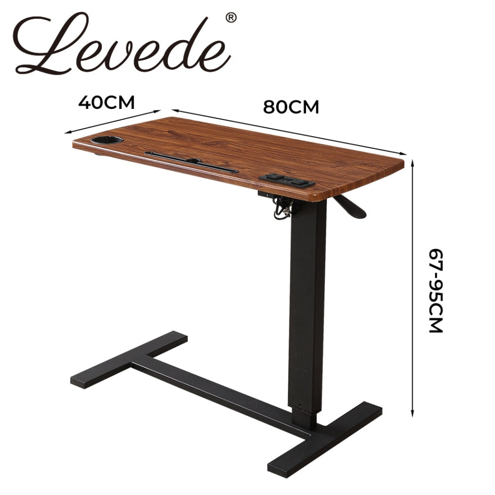 Levede Standing Desk Height Adjustable Sit Stand Office Computer Table Foldable Fast shipping On sale