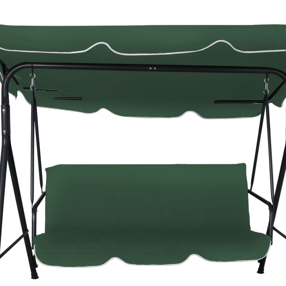 Levede Swing Chair Hammock Outdoor Furniture Garden Canopy Cushion Bench Green Fast shipping On sale