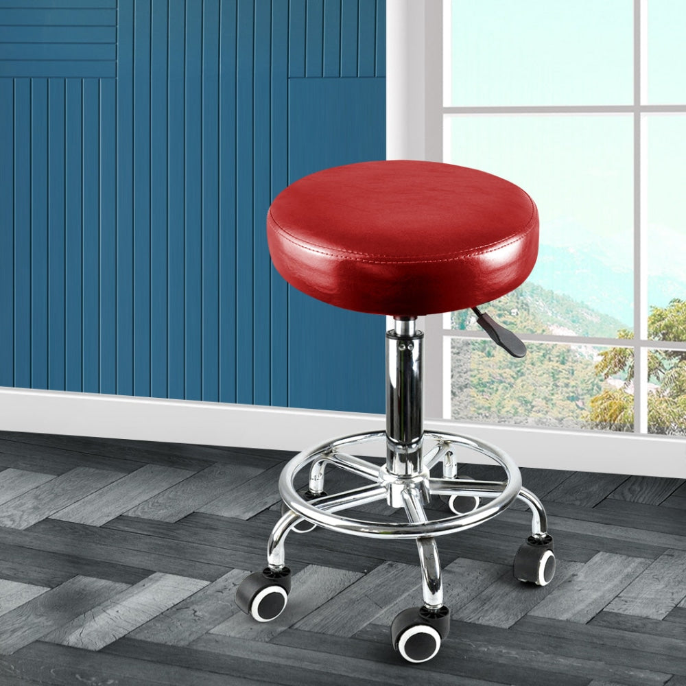 Levede Swivel Salon Bar Stools Hairdressing Stool Barber Chairs Equipment Beauty Fast shipping On sale