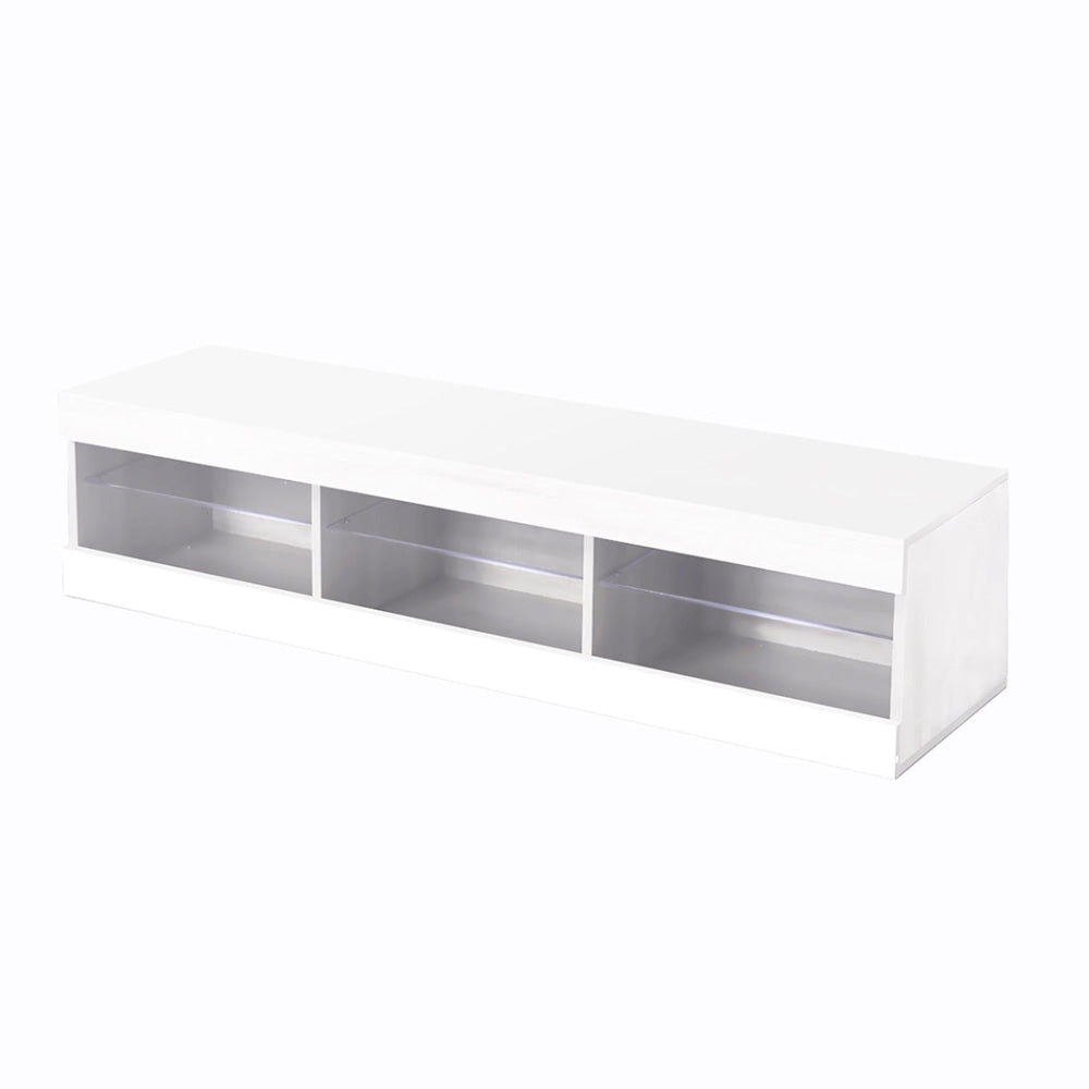 Levede TV Cabinet LED Entertainment Unit Storage Stand Cabinets Modern White Fast shipping On sale