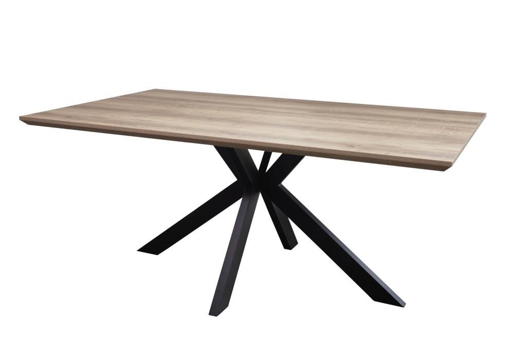 Lexy Rectangular Wooden Kitchen Dining Table 180cm - Oak Sonoma Fast shipping On sale