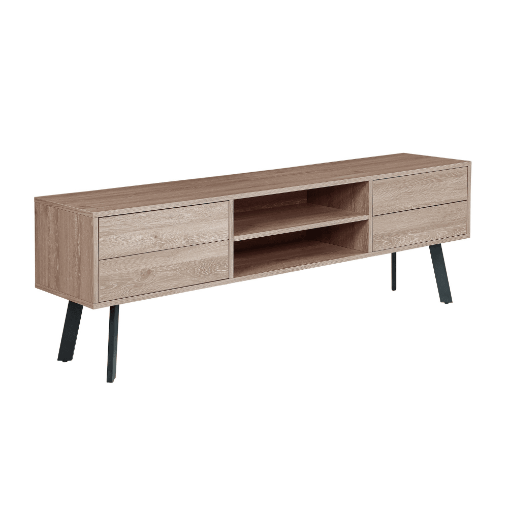 Lexy Wooden TV Stand Entertainment Unit Cabinet 180cm - Oak Sonoma Fast shipping On sale