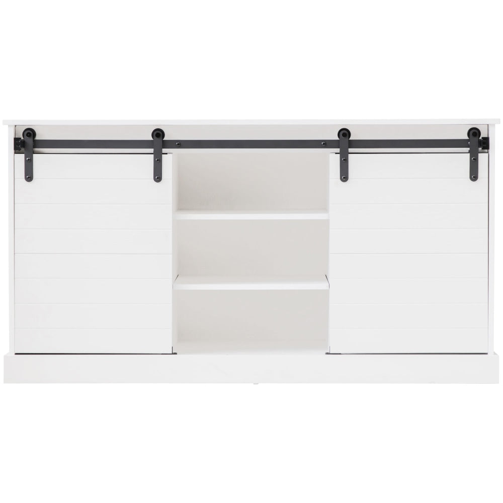 Liberty Modern Sideboard Buffet Unit Storage Cabinet W/ 3-Shelf 2-Door - White & Fast shipping On sale