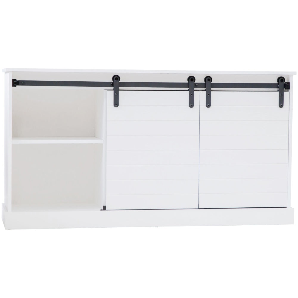 Liberty Modern Sideboard Buffet Unit Storage Cabinet W/ 3-Shelf 2-Door - White & Fast shipping On sale