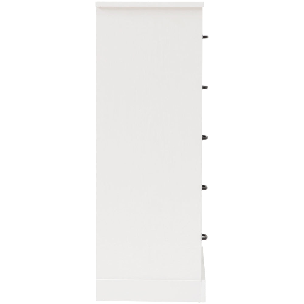 Liberty Modern Wooden Chest Of 5-Drawers Tallboy Storage Cabinet - White Drawers Fast shipping On sale