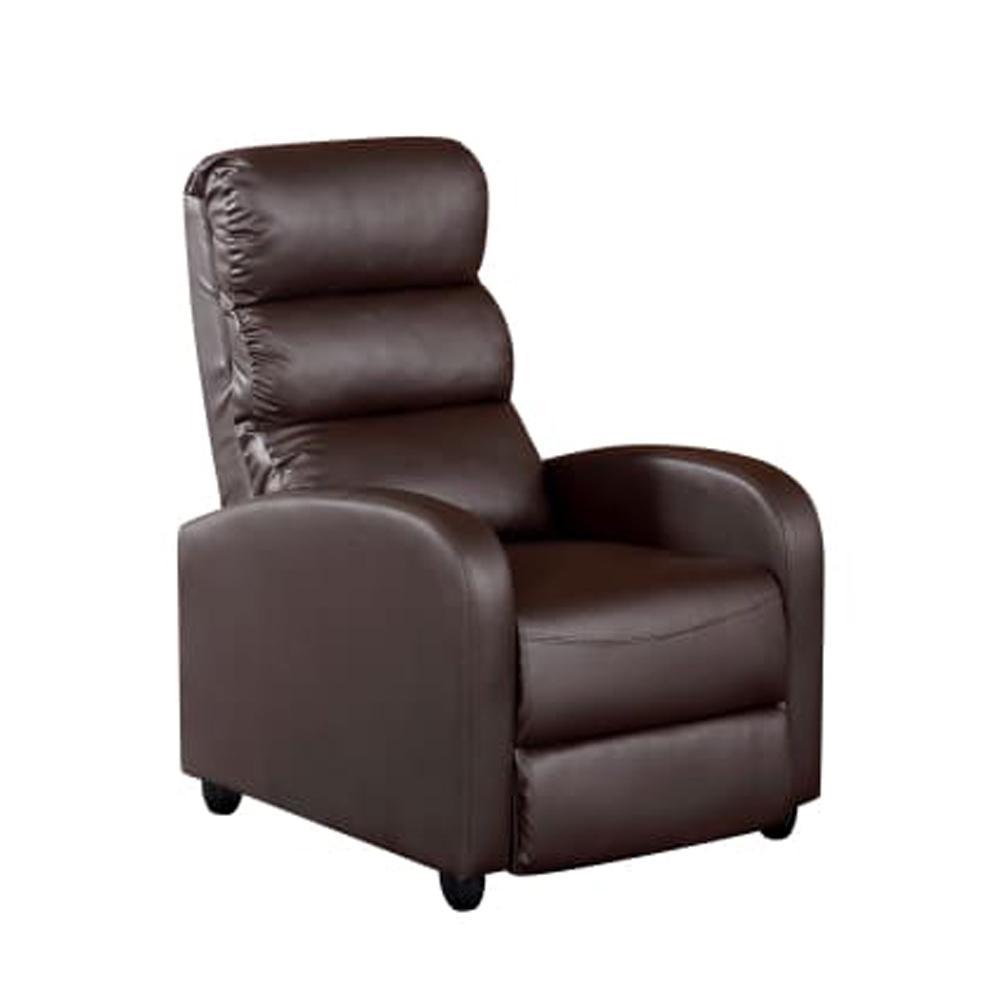 Linnea First Class Recliner Accent Armchair - Brown Fast shipping On sale