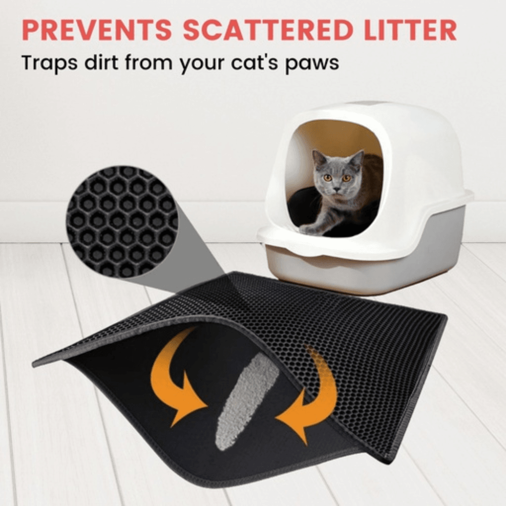 Litter Mat Rectangle Shape Cat Cares Fast shipping On sale