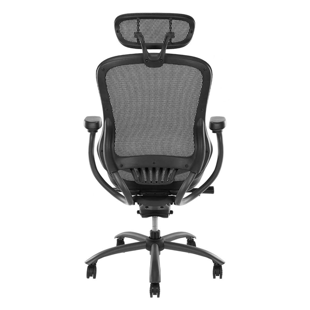 Lopez Adjustable Mesh Ergonomic Office Executive Computer Chair W/ Headrest - Black Fast shipping On sale